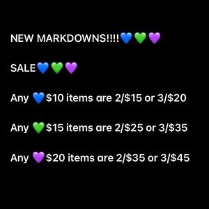 NEW MARKDOWNS!!